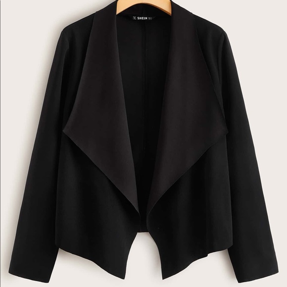 Asymmetrical black jacket - Picture 1 of 1